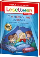 Anna Taube, Barbara Korthues, Loewe Erstlesebücher, Loewe Erstlesebücher - Leselöwen 1. Klasse - Toni übernachtet woanders