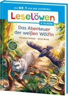 Vanessa Walder, Alina Brost, Loewe Erstlesebücher, Loewe Erstlesebücher - Leselöwen 2. Klasse - Das geheime Leben der Tiere - Das Abenteuer der weißen Wölfin
