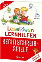 Christiane Wittenburg, Dominik Rupp, Loewe Lernen und Rätseln, Loewe Lernen und Rätseln - Leselöwen Lernhilfen - Rechtschreib-Spiele - 1. Klasse