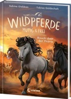 Sabine Giebken, Tobias Goldschalt, Loewe Erstes Selberlesen, Loewe Erstes Selberlesen - Wildpferde - mutig und frei (Band 5) - Rauch über der Prärie