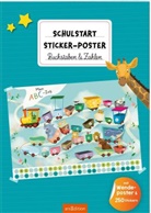Katja Jäger - Schulstart-Sticker-Poster Buchstaben & Zahlen
