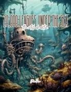 Jules Verne, Carolyn Wells - 20,000 Leagues Under the Sea - Lined Journal - 8.5" x 11" - 208 Pages - College Ruled Notebook for Work and School