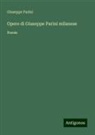 Giuseppe Parini - Opere di Giuseppe Parini milanese