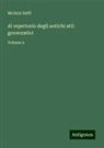 Michele Baffi - Al repertorio degli antichi atti governativi