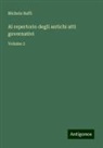 Michele Baffi - Al repertorio degli antichi atti governativi