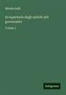 Michele Baffi - Al repertorio degli antichi atti governativi
