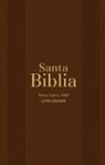 Reina Valera 1960 - Biblia Rvr 1960 Letra Grande Tamaño Manual Marrón Con Cierre E Índice (Bible Rvr 1960 Large Print Handsize Leatherlike Brown Indexed with Zipper (Spanish Edition)