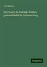 J H Meister, J. H. Meister - Die Flexion im Oxforder Psalter; grammatikalische Untersuchung