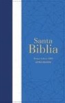 Reina Valera 1960 - Biblia Rvr 1960 Letra Grande Tamaño Manual Tricolor Azúl Claro Crema Claro Azúl Marino Con Cierre E Índice ( Bible Rvr 1960 Large Print Handsize Leatherlike Tricolor Light Blue Light Cream Navy Blue Indexed with Zipper (Spanish Edition)
