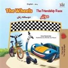 Kidkiddos Books, Inna Nusinsky - The Wheels- The Friendship Race (English Pashto Bilingual Children's Book)