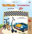 Kidkiddos Books, Inna Nusinsky - The Wheels- The Friendship Race (English Pashto Bilingual Children's Book)