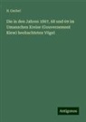 H Geobel, H. Geobel - Die in den Jahren 1867, 68 und 69 im Umanschen Kreise (Gouvernement Kiew) beobachteten Vögel