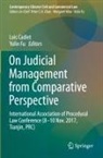 Loic Cadiet, Yulin Fu - On Judicial Management from Comparative Perspective