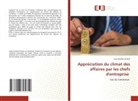 Nino Nsong Ntock - Appréciation du climat des affaires par les chefs d'entreprise