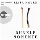 Elisa Hoven, Nina Kunzendorf - Dunkle Momente, 2 Audio-CD, 2 MP3 (Audio book)