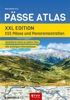 Bikerbetten - TVV Touristik Verlag GmbH, Bikerbetten - TVV Touristik Verlag GmbH, Schmitz, Peter Schmitz - PÄSSE ATLAS - XXL Edition