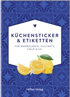 Küchensticker & Etiketten - Portugiesische Fliesen