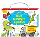Kleine Kreativ-Werkstatt - Mein Ganz-einfach-Ausmalen-Koffer: Dinos, Lastwagen, Superkids