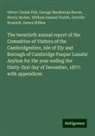 Henry Archer, Greville Howard, George MacKenzie Bacon, William Samuel Parish, Oliver Claude Pell, James Wilkes - The twentieth annual report of the Committee of Visitors of the Cambridgeshire, Isle of Ely and Borough of Cambridge Pauper Lunatic Asylum for the year ending the thirty-first day of December, 1877: with appendices