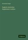 Alexander Hoppe - Englisch-deutsches Supplement-Lexikon