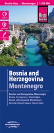 Reise Know-How Verlag Peter Rump, Reise Know-How Verlag Peter Rump - Reise Know-How Landkarte Bosnien-Herzegowina, Montenegro / Bosnia and Herzegovina, Montenegro (1:350.000)