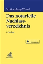Ulf Schönenberg-Wessel - Das notarielle Nachlassverzeichnis