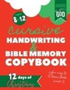 Heather Coppinger - Christmas Cursive Handwriting & Bible Verse Copybook For Kids Ages 8 to 12