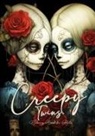 Musterstück Grafik, Monsoon Publishing - Horror Schwestern Malbuch für Ewachsene