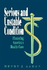 Henry Aaron - Serious and Unstable Condition