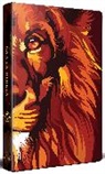 Reina Valera Revisada 1960 - Biblia RVR 1960 letra grande tamaño manual, TD León de Judá marrón (Edición cantos pintados) / Spanish Bible RVR 1960 Handy Size Large, Hardcover Lion of