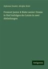 Adolphe Belot, Alphonse Daudet - Fromont junior & Risler senior: Drama in fünf Aufzügen der Letzte in zwei Abtheilungen
