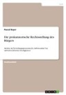 Pascal Bayer - Die prokuratorische Rechtsstellung des Bürgers