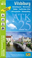 Landesamt für Digitalisierung Breitband un, Breitband und Vermessung Landesamt für Digitalisierung - ATK25-M14 Vilsbiburg (Amtliche Topographische Karte 1:25000)