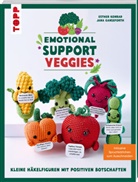 Jana Ganseforth, Esther Konrad - Emotional Support Veggies. Kleine Häkelfiguren mit positiven Botschaften