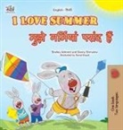 Shelley Admont, Kidkiddos Books, Danny Shmuilov - I Love Summer (English Hindi Bilingual Children's Book)