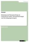 Anonymous - Belastung und Beanspruchung im Lehrerberuf. Analyse, Herausforderungen und Bewältigungsstrategien