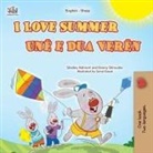 Shelley Admont, Kidkiddos Books, Danny Shmuilov - I Love Summer (English Albanian Bilingual Children's Book)