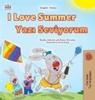 Shelley Admont, Kidkiddos Books, Danny Shmuilov - I Love Summer (English Turkish Bilingual Children's Book)