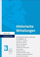 Matthias Asche, Birgit Aschmann, Birgit Aschmann u a, Markus A. Denzel, Jürgen Elvert, Christine Kleinjung... - Historische Mitteilungen 34 (2023)