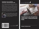 Manjari Jhunjhunwala - Cuestiones de encuentros culturales: Subcontinente indio