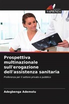 Adegbenga Ademolu - Prospettiva multinazionale sull'erogazione dell'assistenza sanitaria