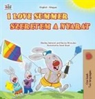 Shelley Admont, Kidkiddos Books, Danny Shmuilov - I Love Summer (English Hungarian Bilingual Children's Book)