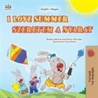 Shelley Admont, Kidkiddos Books, Danny Shmuilov - I Love Summer (English Hungarian Bilingual Children's Book)