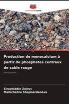 Mohichehra Shajmardanova, Sirozhiddin Zoirov - Production de monocalcium à partir de phosphates centraux de sable rouge
