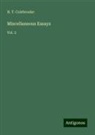 H. T. Colebrooke - Miscellaneous Essays