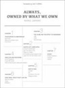 Wang Jianwei - Always, Owned by What We Own