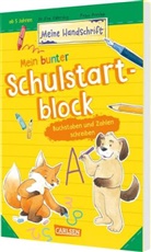 Eva Odersky, Eva (Dr.) Odersky, Annika Sauerborn - Mein bunter Schulstartblock: Buchstaben und Zahlen schreiben