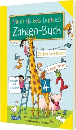 Caroline Fuchs, Sabine Rothmund - Schlau für die Schule: Mein dickes buntes Zahlen-Buch - Perfektes Geschenk für die Schultüte: Kunterbunter Lernspaß ab 5 | Pädagogisch geprüft