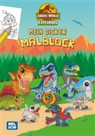 Jurassic World Explorers: Mein dicker Malblock