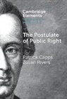 Patrick Capps, Patrick (University of Bristol Law School) Capps, Capps Patrick, Julian Rivers, Rivers Julian - Postulate of Public Right
